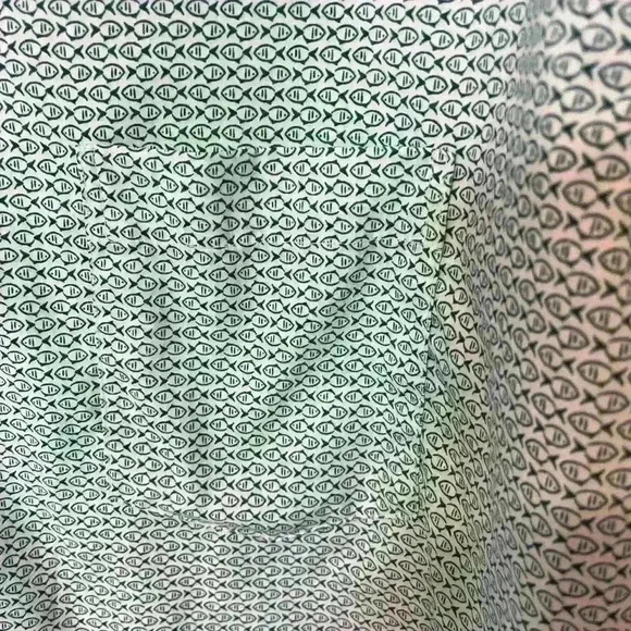 Izod green and white Advantage Performance short-sleeve button-down shirt sz XXL - Picture 2 of 8